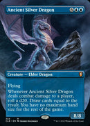 Dragon d'argent ancestral (Illustration alternative sans bordure) [Commander Legends : Battle for Baldur's Gate]