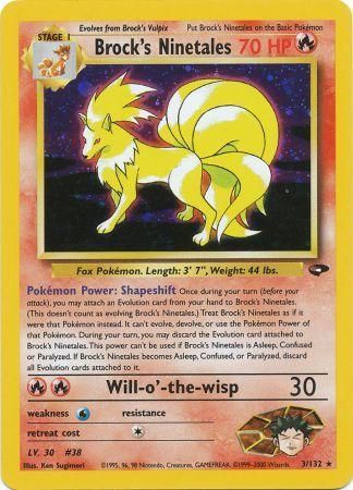 Ninetales de Brock (3/132) [Desafío del Gimnasio Ilimitado]
