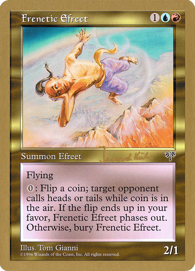 Efreet frénétique (Janosch Kuhn) [Decks des Championnats du Monde 1997]