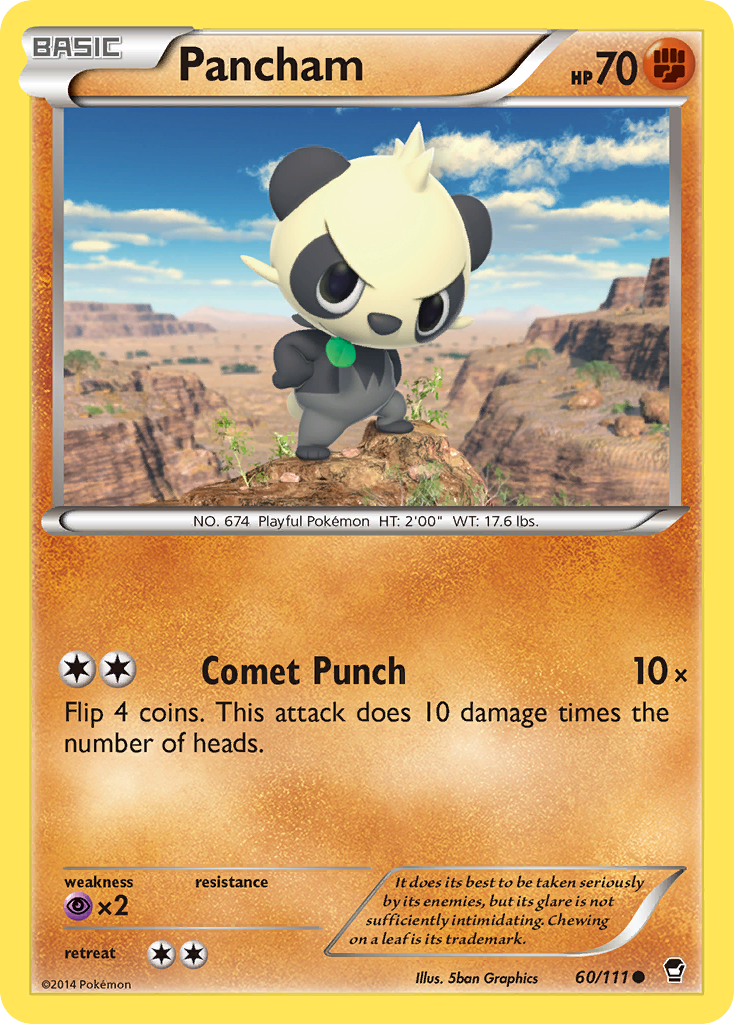 Pancham (60/111) [XY: Poings Furieux]