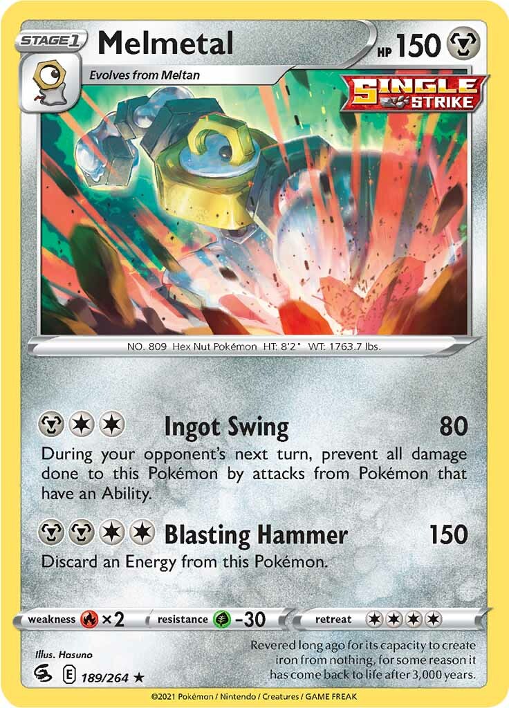 Melmetal (189/264) [Espada y Escudo: Golpe Fusión]