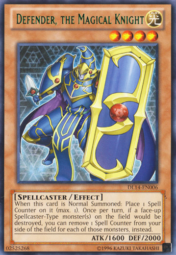 Chevalier Défenseur Magique (Vert) [DL14-EN006] Rare