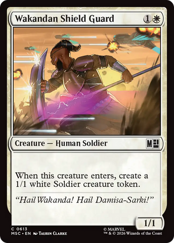 Guardia del Escudo de Wakanda [Marvel Superhéroes: Comandante]