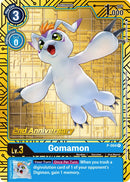 Gomamon [P-004] (Set de Cartas del 2º Aniversario) [Cartas Promocionales]