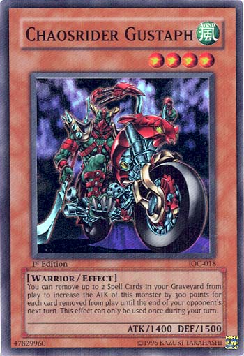 Gustaph, cavalier du chaos [IOC-018] Super rare