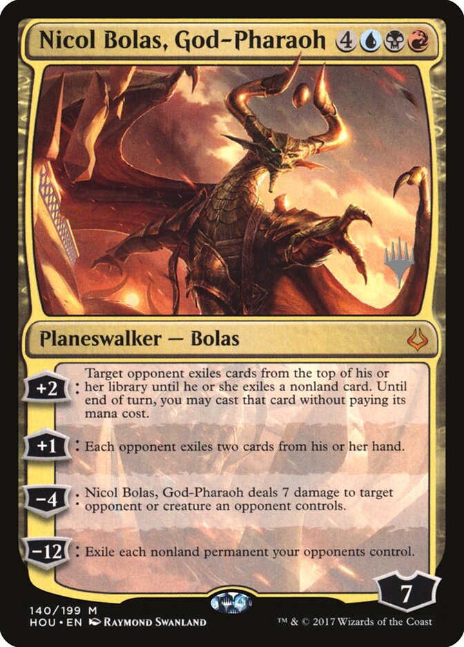 Nicol Bolas, Dieu-Pharaon (Promo Pack) [Promos L'Âge de la destruction]