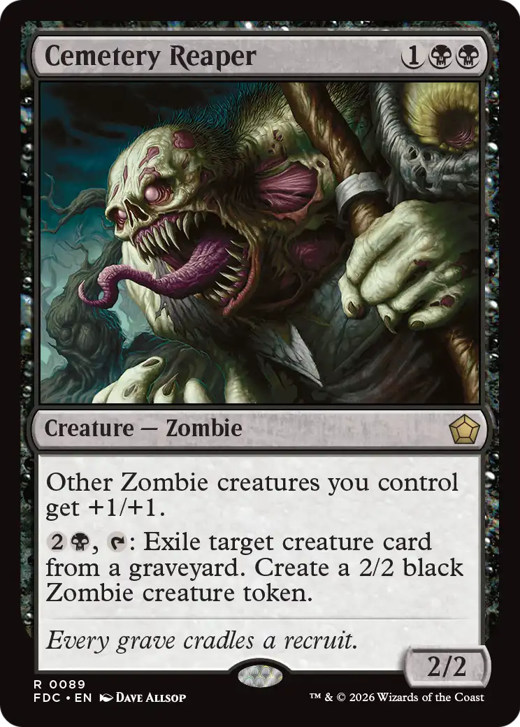Cemetery Reaper [Foundations Commander]