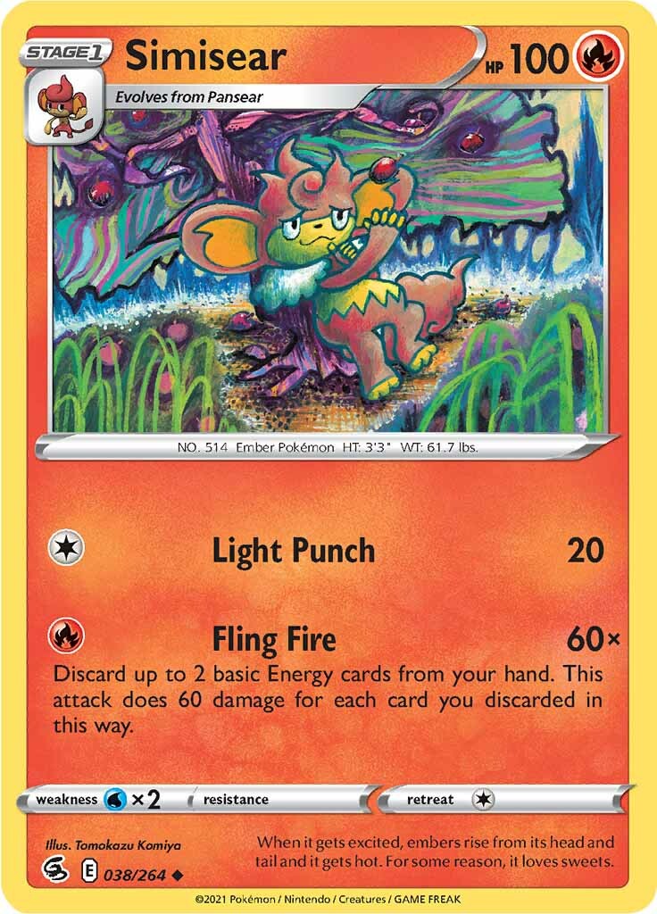 Flamoutan (038/264) [Épée et Bouclier : Poing de Fusion]