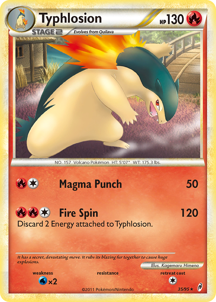 Typhlosion (35/95) [HeartGold & SoulSilver: Appel des Légendes]