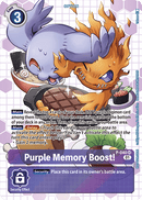 ¡Estímulo de Memoria Púrpura! [P-040] (Paquete Promocional de Caja - Próxima Aventura) [Cartas Promocionales]