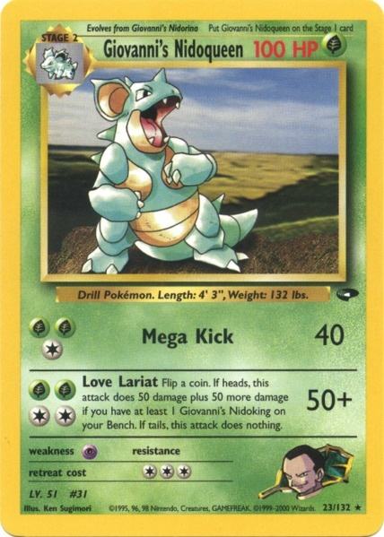Nidoqueen de Giovanni (23/132) [Défis des Gyms Illimité]