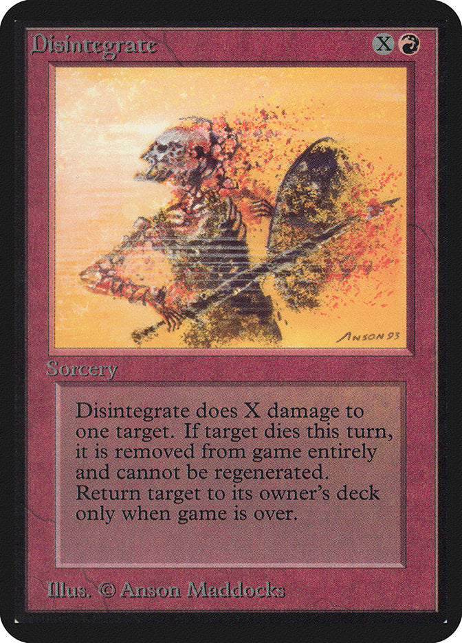 Désintégration [Édition Alpha]