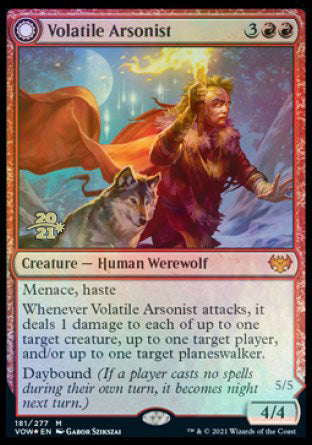Incendiaire volatif // Anarchiste de la souche fatale [Innistrad: Vœu de sang promos d'avant-première]