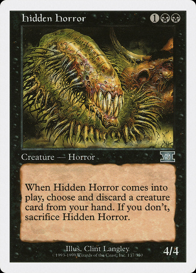 Horreur Cachée [Sixième édition classique]