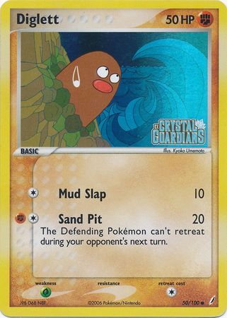Diglett (50/100) (Sellado) [EX: Crystal Guardians]