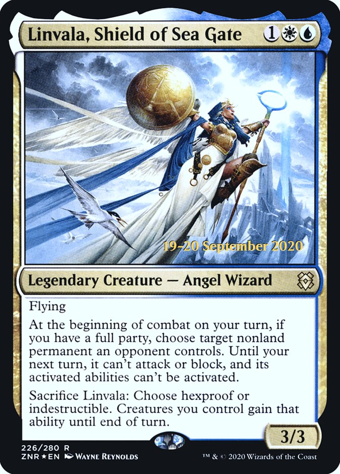 Linvala, bouclier de la Porte marine [Promos d'avant-première de Zendikar Rising]