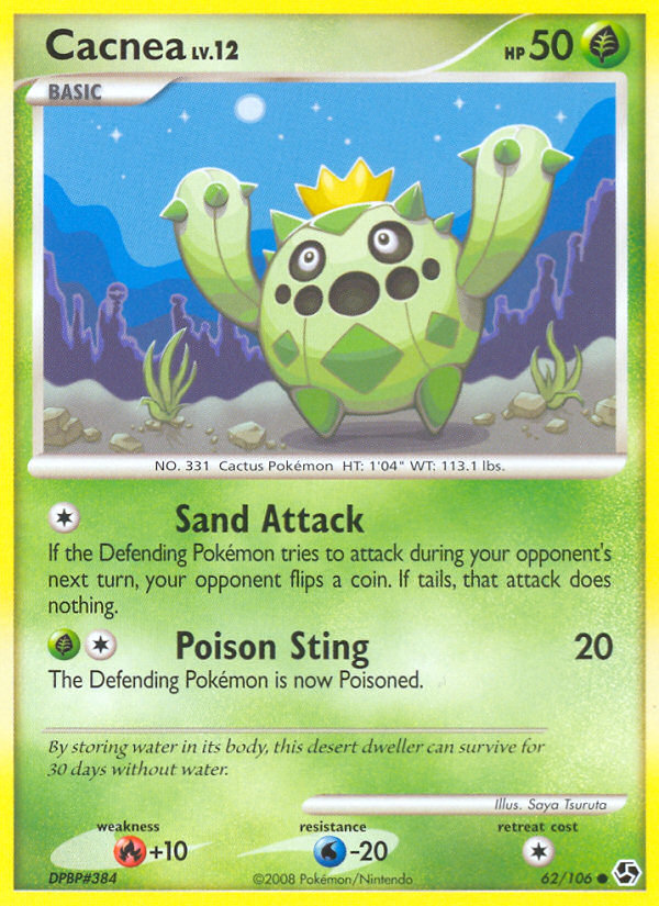Cacnea (62/106) [Diamant & Perle : Merveilles Secrètes]