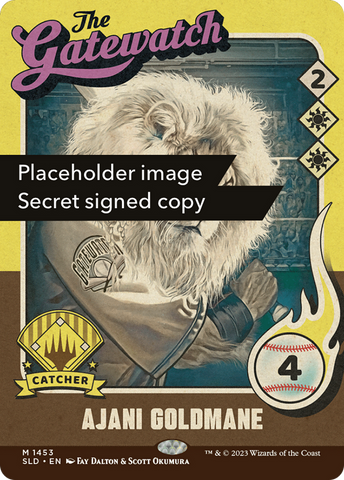Ajani Goldmane (745) (Autografiada) [Secret Lair Drop Series]