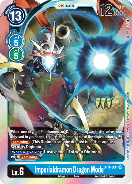 Imperialdramon Modo Dragón [BT3-031] [Booster Especial de Lanzamiento Ver.1.5]