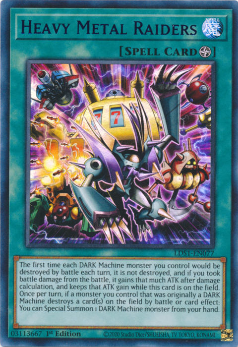 Heavy Metal Raiders (Bleu) [LDS1-EN077] Ultra Rare
