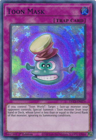 Toon Mask (Azul) [DLCS-EN079] Ultra Rara