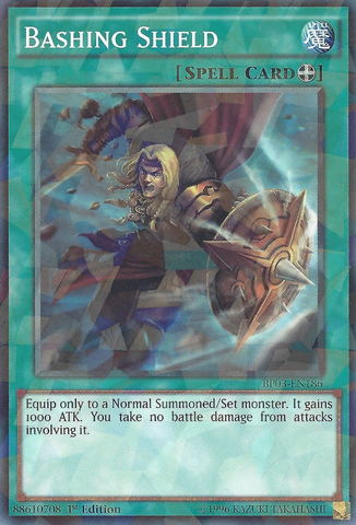 Escudo Aplastante [BP03-EN186] Rara Shatterfoil