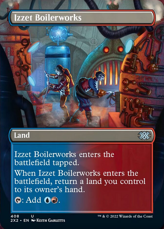 Usine de retraitement d'Izzet (Illustration alternative sans bordure) [Double Masters 2022]