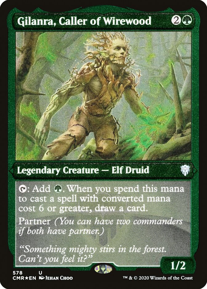 Gilanra, convocateuse de Boisécorce (Gravée) [Commander Legends]