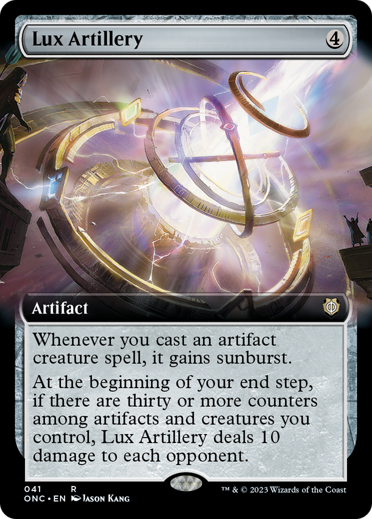 Artillerie de Lux (Extended Art) [Phyrexia : Tous seront Un Commander]