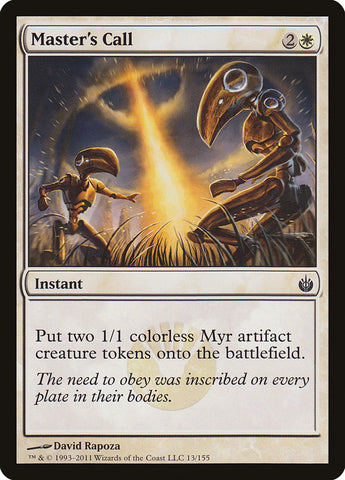 Llamada del Maestro [Mirrodin Sitiada]