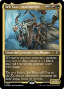 Sek'Kuar, Gardien de la mort (Foil Etched) [Commander Masters]