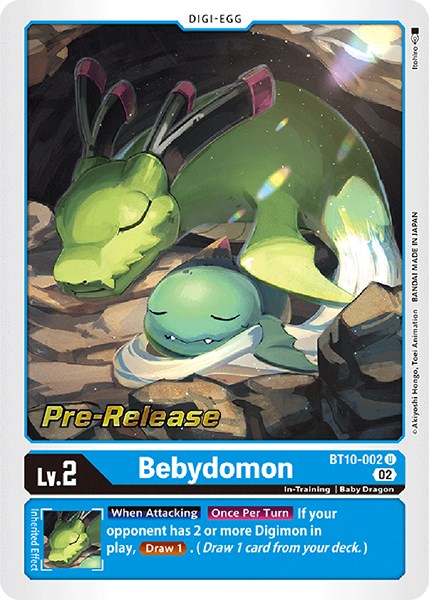 Bebydomon [BT10-002] [Cartas de preestreno Xros Encounter]