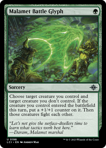 Glyphe de bataille de Malamet [Les Cavernes Oubliées d'Ixalan]