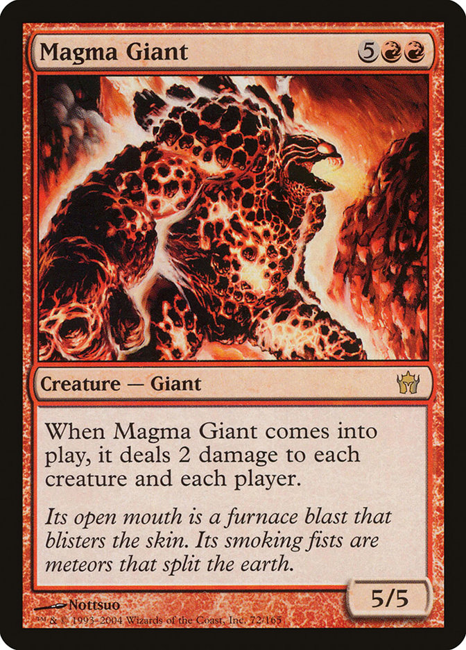 Géant de magma [Cinquième aube]