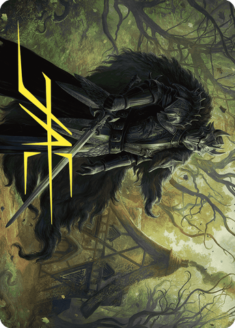 Carta de Arte Campeón de Agatha (Firma sellada en oro) [Serie de arte Wilds of Eldraine]