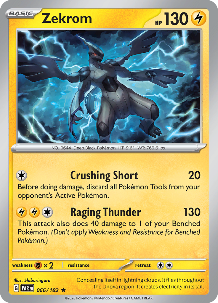 Zekrom (066/182) [Escarlata y Púrpura: Paradoja Temporal]
