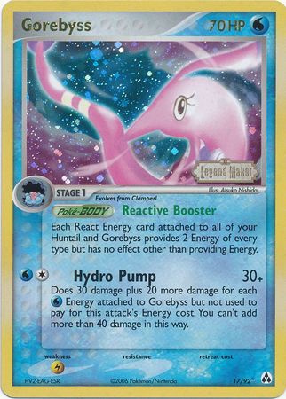 Gorebyss (17/92) (Sellado) [EX: Legend Maker]