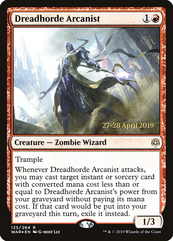 Arcaniste de la dreadhorde [Promos de l'édition La Guerre des Planeswalkers]