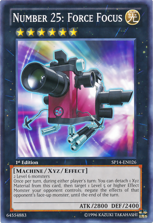 Numéro 25 : Force de Focalisation [SP14-FR026] Starfoil Rare