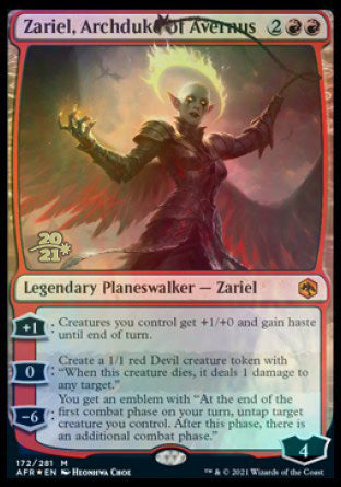Zariel, Archiduchesse de l'Averne [Donjons et Dragons : Aventures aux Royaumes Oubliés - Prerelease Promos]