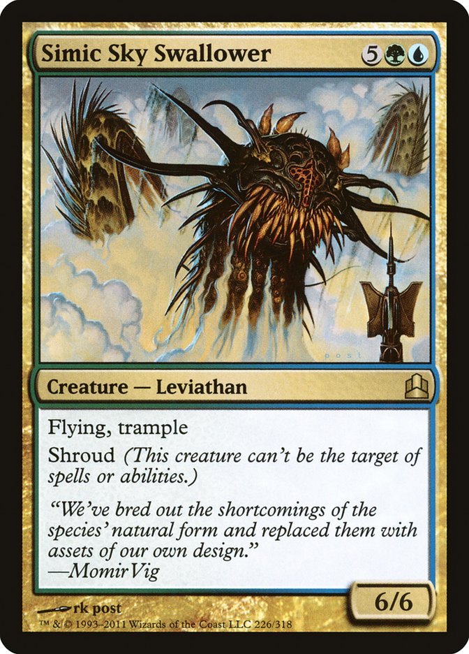 Dégueuloir du Ciel de Simic [Commander 2011]