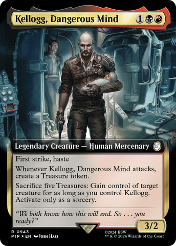 Kellogg, esprit dangereux (Extended Art) (Surge Foil) [Fallout]