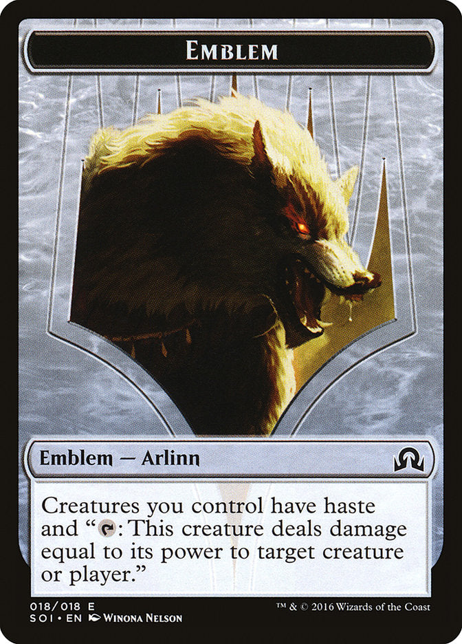 Emblema de Arlinn Kord [Fichas de Sombras sobre Innistrad]