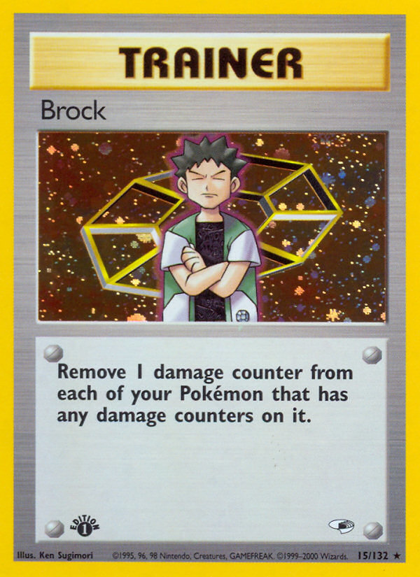 Brock (15/132) [Héroes de Gimnasio 1ª Edición]