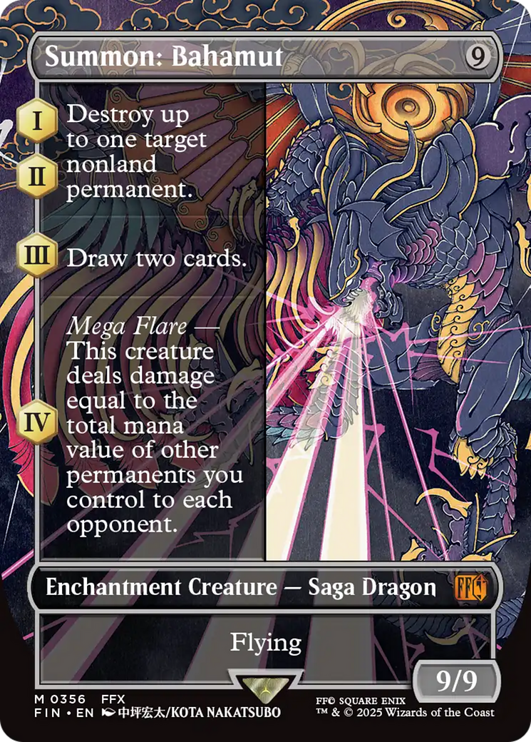 Invocation : Bahamut (sans bordure) [FINAL FANTASY]