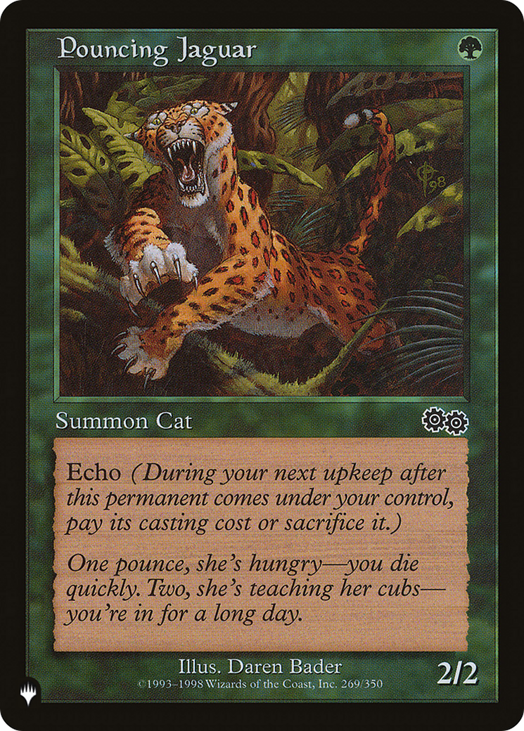 Jaguar bondissant [The List]
