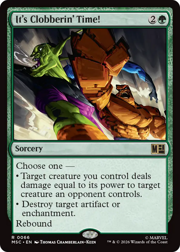 ¡Es la hora de las tortas! (Lámina Surge) [Commander de Marvel Superhéroes]