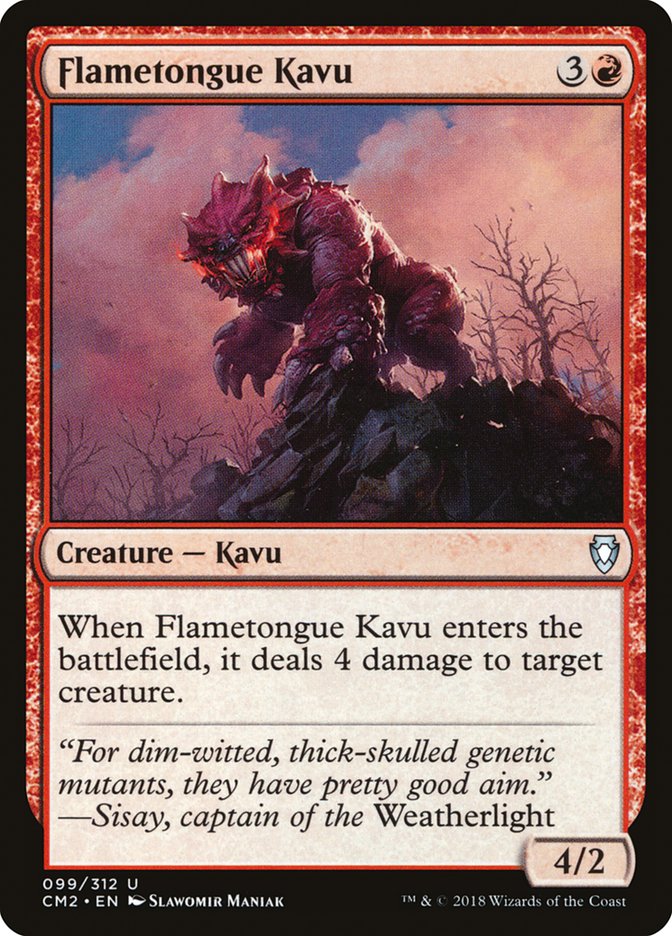 Kavu Langueflamme [Commander Anthology Volume II]