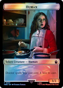 Humain (0037) // Nourriture (0057) Jeton double face (Feuille de distorsion) [Jetons Doctor Who]