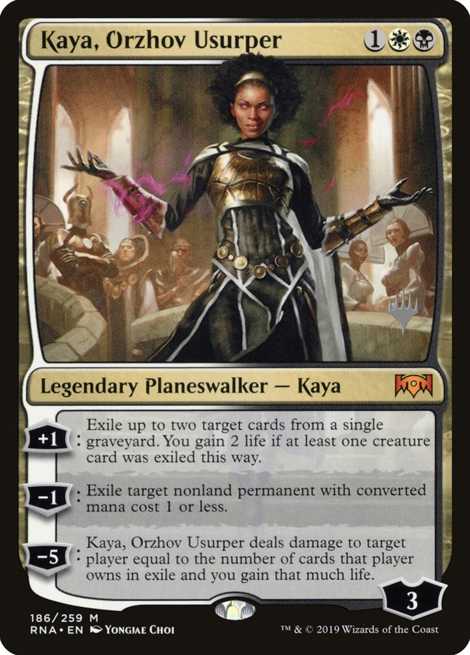 Kaya, usurpatrice Orzhov (Paquet promo) [Promos de l'Allégeance de Ravnica]